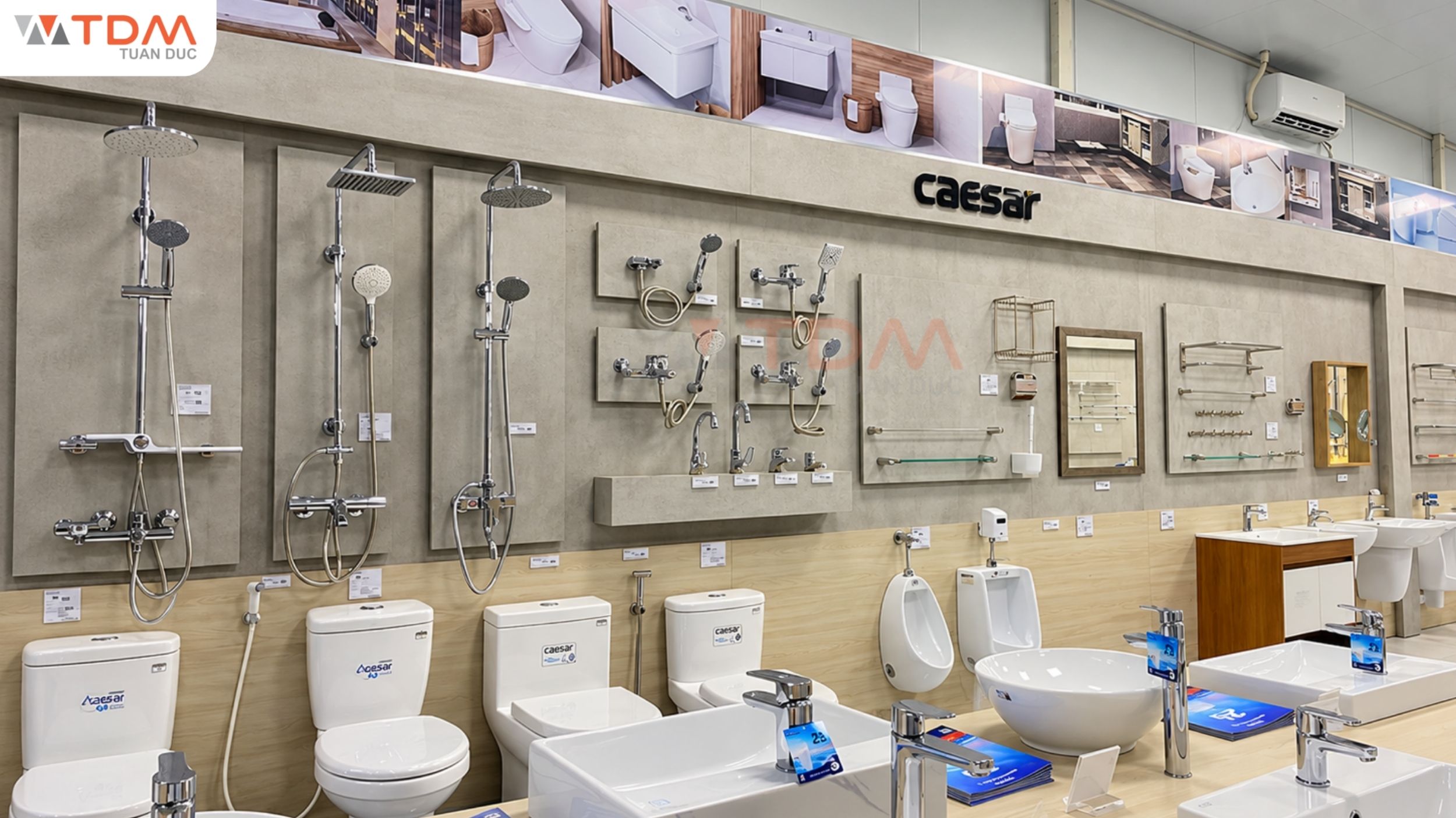 Thiết bị vệ sinh Caesar chất lượng cao bền bỉ đa dạng mẫu mã giá thành