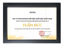 ĐẠI LÝ KINH DOANH NẮP RỬA XUẤT SẮC NHẤT KHU VỰC MIỀN ĐÔNG 2020