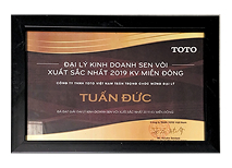 ĐẠI LÝ KINH DOANH SEN VÒI XUẤT SẮC NHẤT KHU VỰC MIỀN ĐÔNG 2019