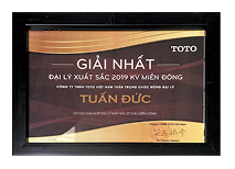 GIẢI NHẤT ĐẠI LÝ XUẤT SẮC KHU VỰC MIỀN ĐÔNG 2019
