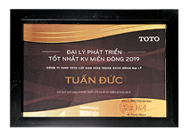 >Đại lý PHÁT TRIỂN TỐT NHẤT KHU VỰC MIỀN ĐÔNG 2019