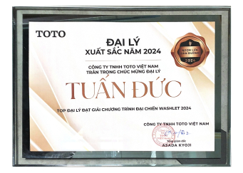 TOP ĐẠI LÝ đạt giải chương trình đại chiến washlet 2024
