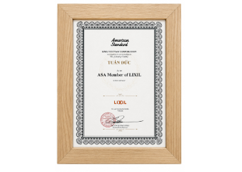 Chứng nhận American Standard Member of LIXIL