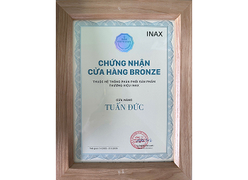 Chứng nhận đại lý INAX HÀ NỘi