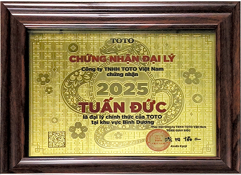 Chứng nhận đại lý TOTO 2025