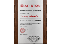 hứng nhận <br />Hội viên kim cương Ariston 2026