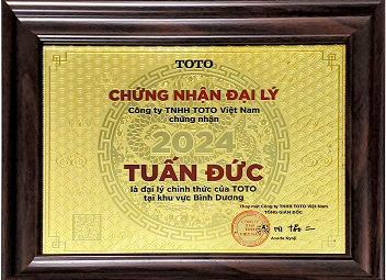 Chứng nhận đại lý TOTO 2024