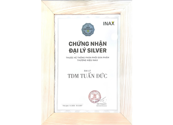 Chứng nhận đại lý Silver INAX 2026