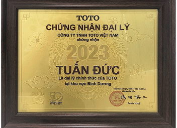 Chứng nhận đại lý TOTO 2023