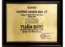 Chứng nhận đại lý TOTO 2020
