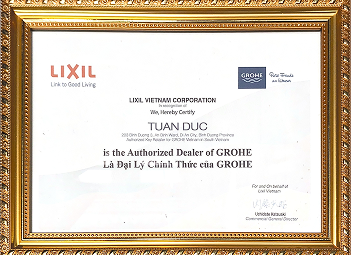 Chứng nhận đại lý GROHE