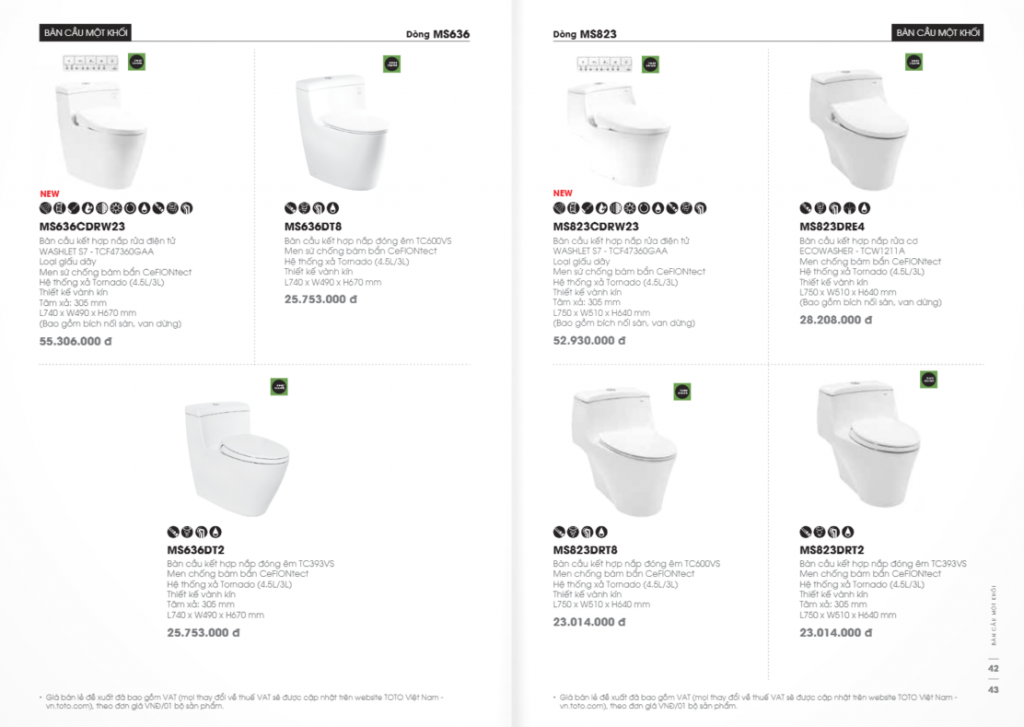 Thiết bị vệ sinh TOTO