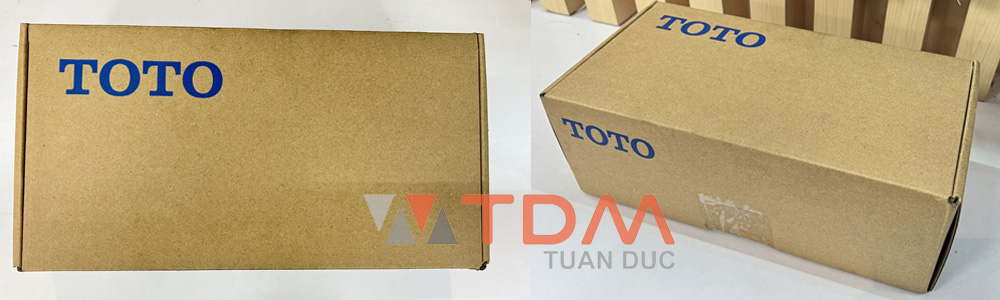 Logo TOTO in trên bao bì đóng gói