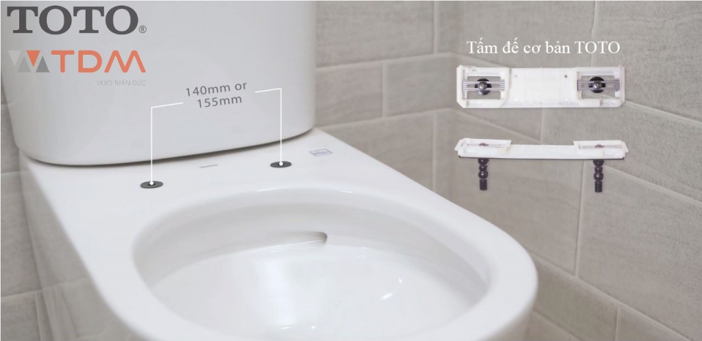 Lắp đặt bàn cầu điện tử washlet toto