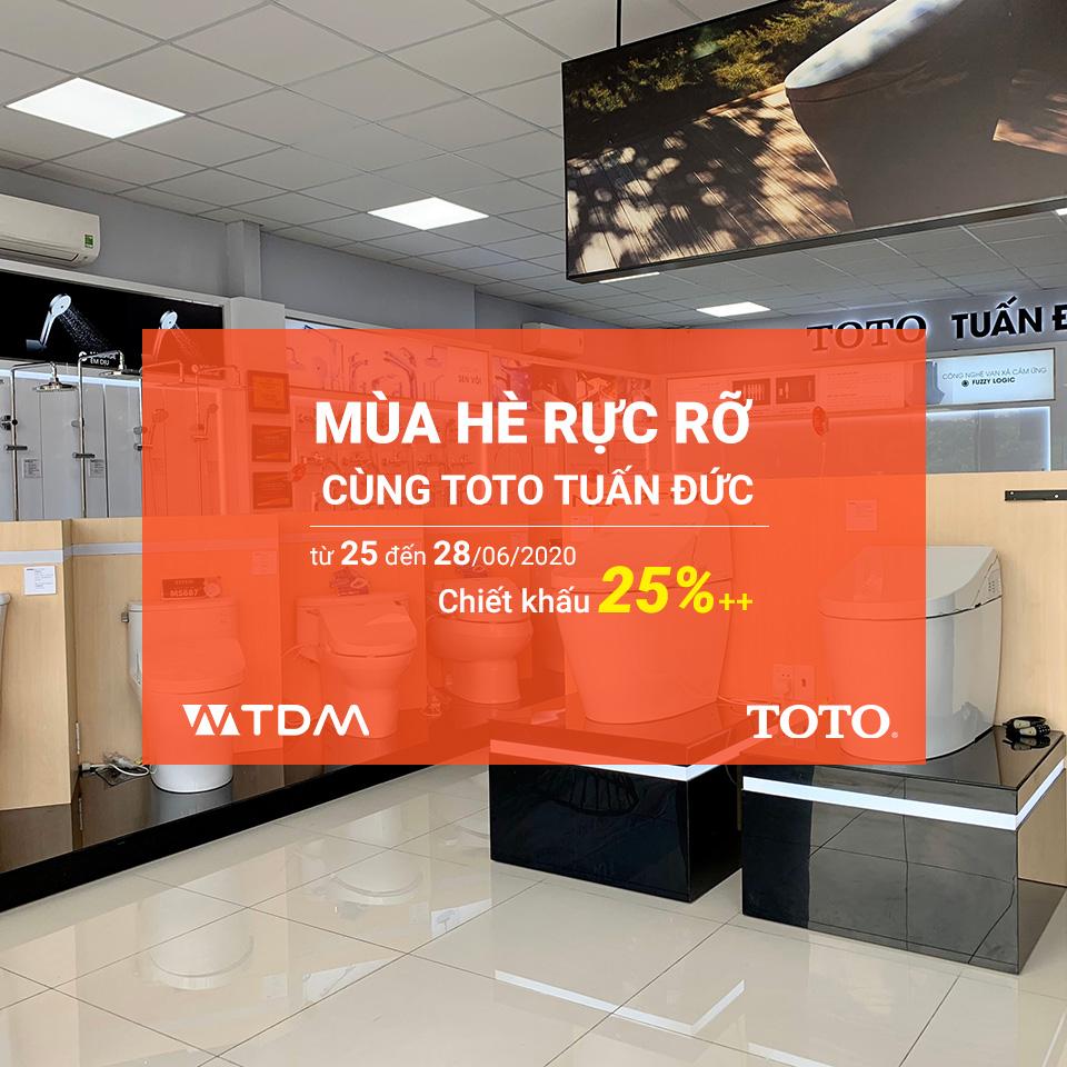 Mùa hè rực rỡ tại Showroom TOTO Tuấn Đức