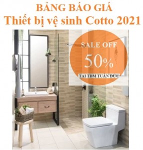 Bảng báo giá thiết bị vệ sinh Cotto năm 2025 mới nhất Bảng báo giá thiết bị vệ sinh Cotto năm 2025 mới nhất