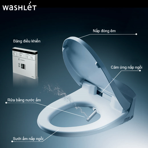 nắp Washlet TOTO