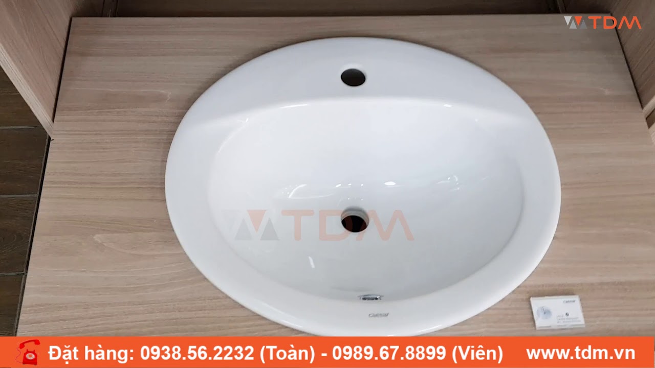 Chậu Rửa Lavabo CAESAR L5018 Dương Vành