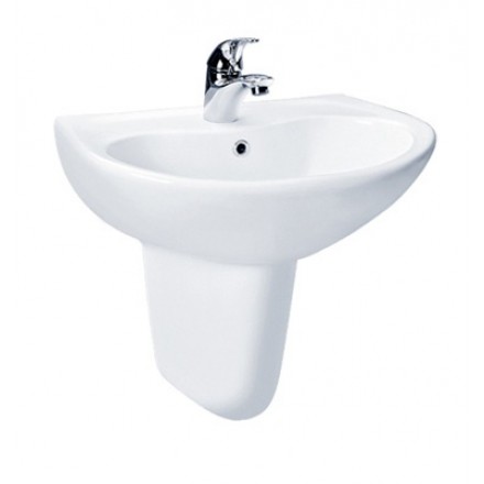 Chậu Lavabo TOTO LHT240CS Treo Tường Chân Ngắn