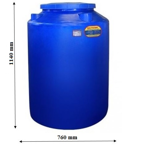 Bồn Nước Nhựa Đại Thành 500L Đứng