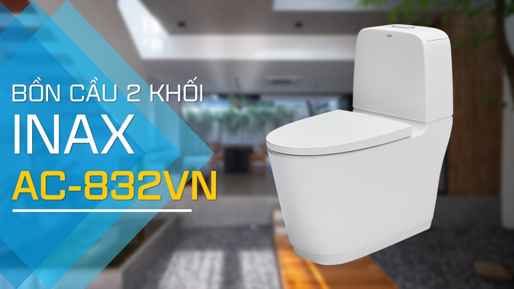 Bồn Cầu 2 khối đẹp giá rẻ INAX AC-832VN 