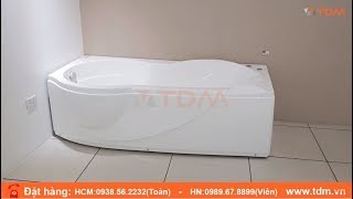 Bồn Tắm Chân Yếm 1.8M CAESAR AT3180L/R