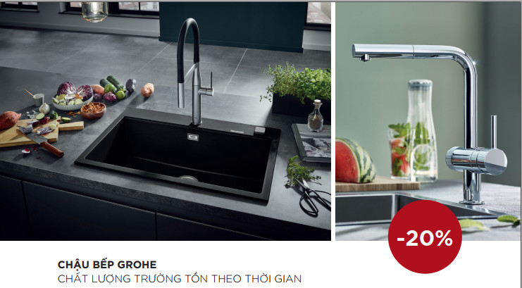 chậu bếp Grohe