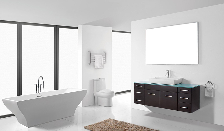 Hướng dẫn cách lắp đặt lavabo chậu rửa mặt đặt bàn đá – treo tường