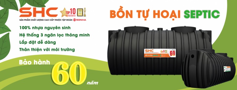 Bể tự hoại Sơn Hà là gì ? khái niệm chi tiết bồn tự hoại Sơn Hà