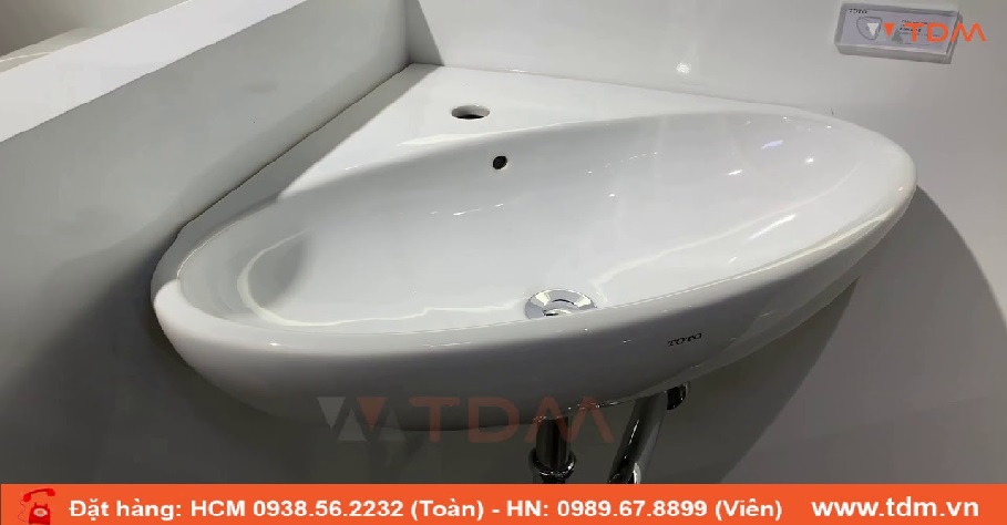 Lavabo góc TOTO siêu nhỏ