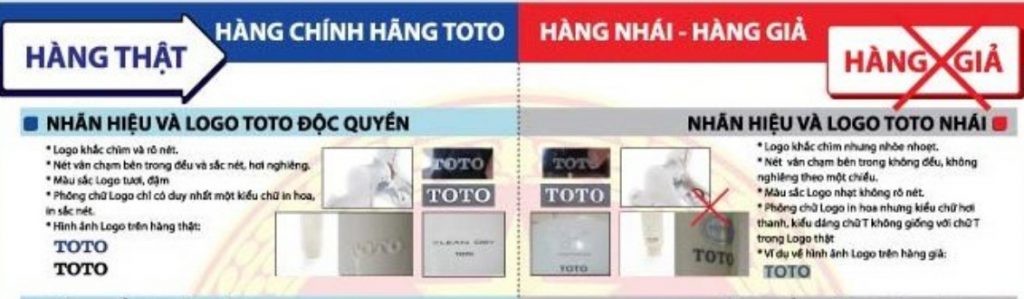 tình trạng bồn cầu Toto giả