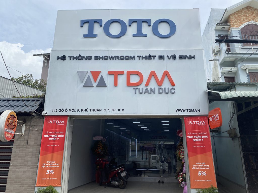 cửa hàng Toto tại quận 7
