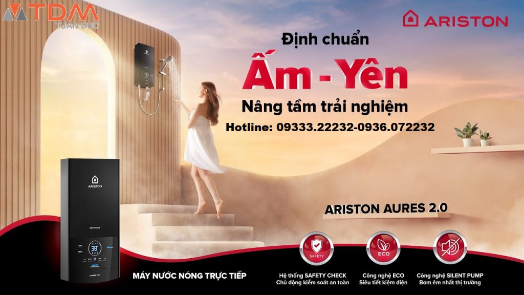 Bảng báo giá máy nước nóng Ariston trực tiếp gián tiếp 2023