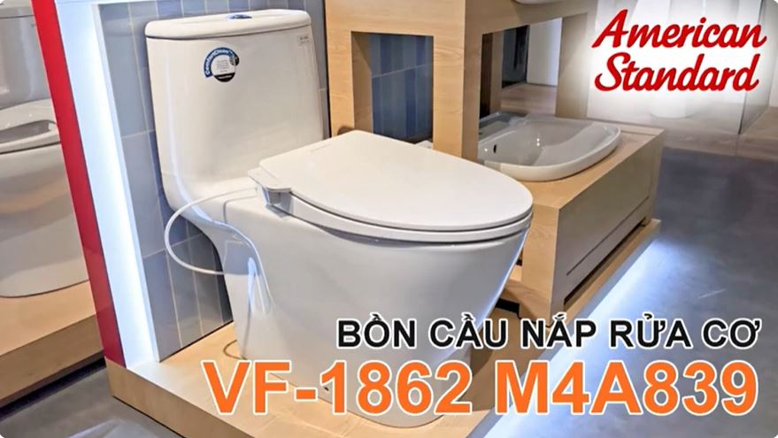 Mẫu nắp bồn cầu rửa cơ American Standard M4A839