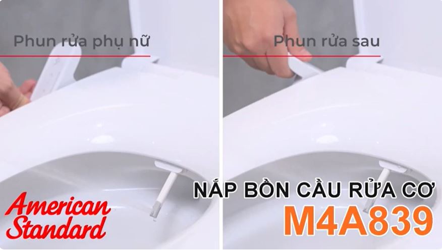 Tính năng và công nghệ hiện đại nắp rửa cơ M4A839