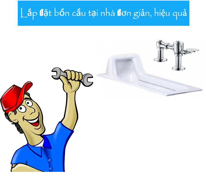 lắp đặt bồn cầu ngồi xổm