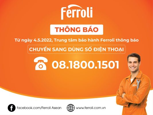 Bảo hành Ferroli