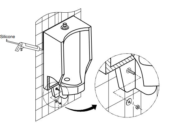 Lắp cố định tiểu nam treo tường TOTO