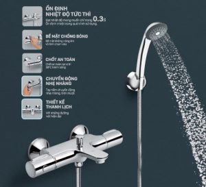 So Sánh Sen Tắm Nhiệt Độ và Vòi Sen Nóng Lạnh