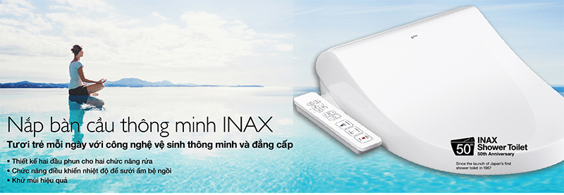 nắp rửa điện tử Inax