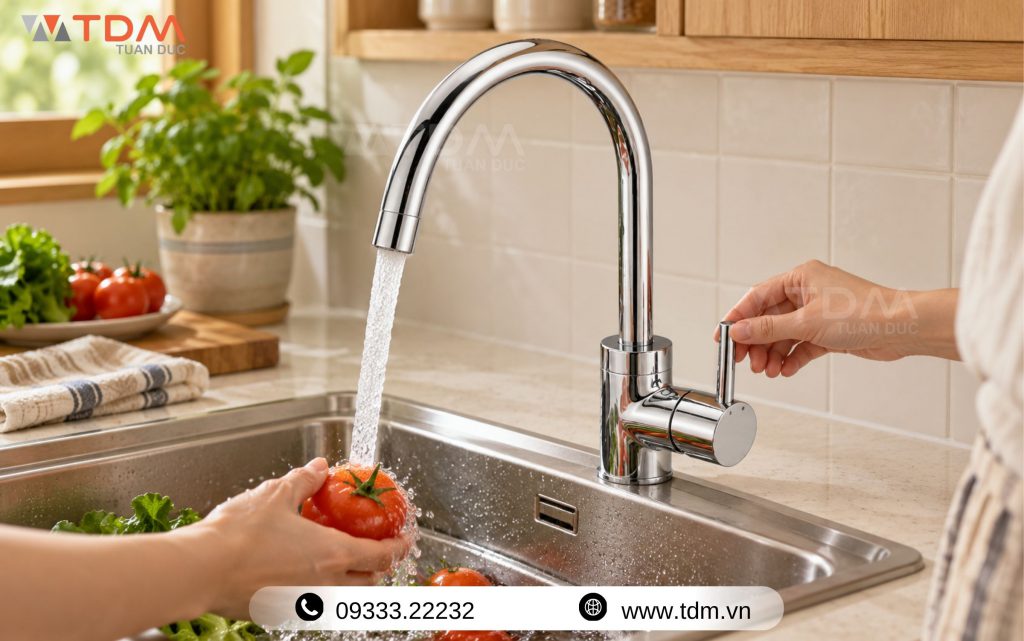 5 mẹo sử dụng và bảo quản vòi rửa chén bát TOTO bền bỉ như mới