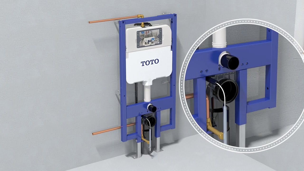 Hướng dẫn cách lắp đặt bồn cầu treo tường Toto két nước âm tường  Hướng dẫn cách lắp đặt bồn cầu treo tường Toto két nước âm tường