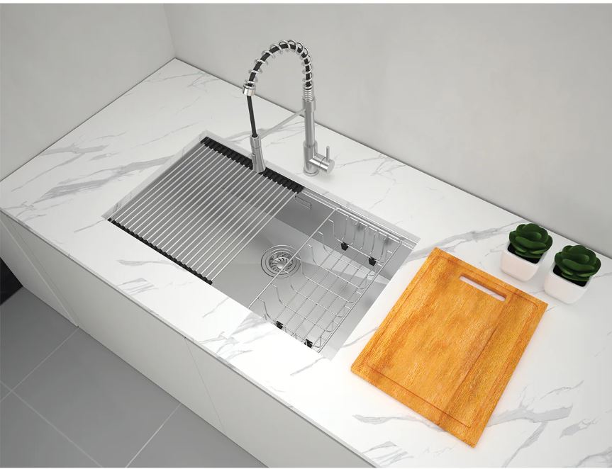 Chậu rửa chén Hafele chất liệu inox
