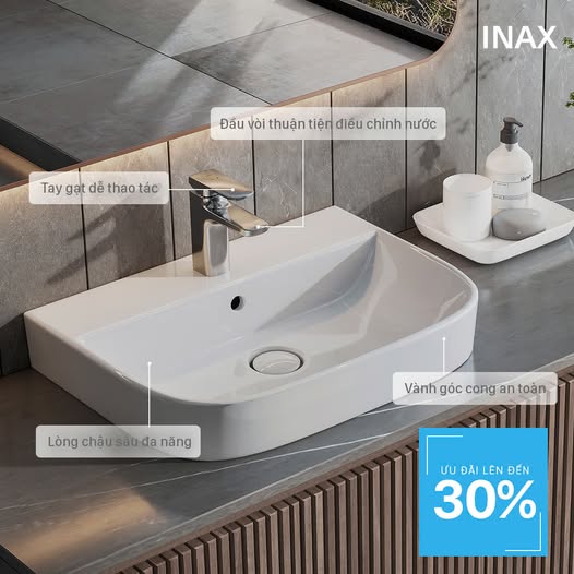 Khuyến mãi mùa hè INAX chậu lavabo 