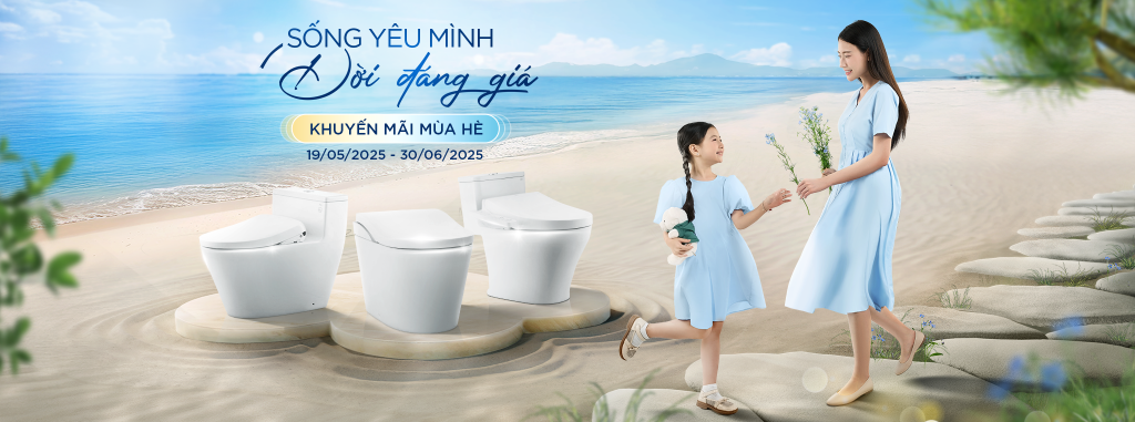 Khuyến mãi hè TOTO 2025