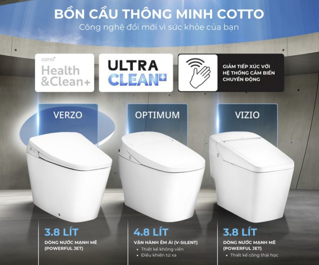 bồn cầu thông minh cotto