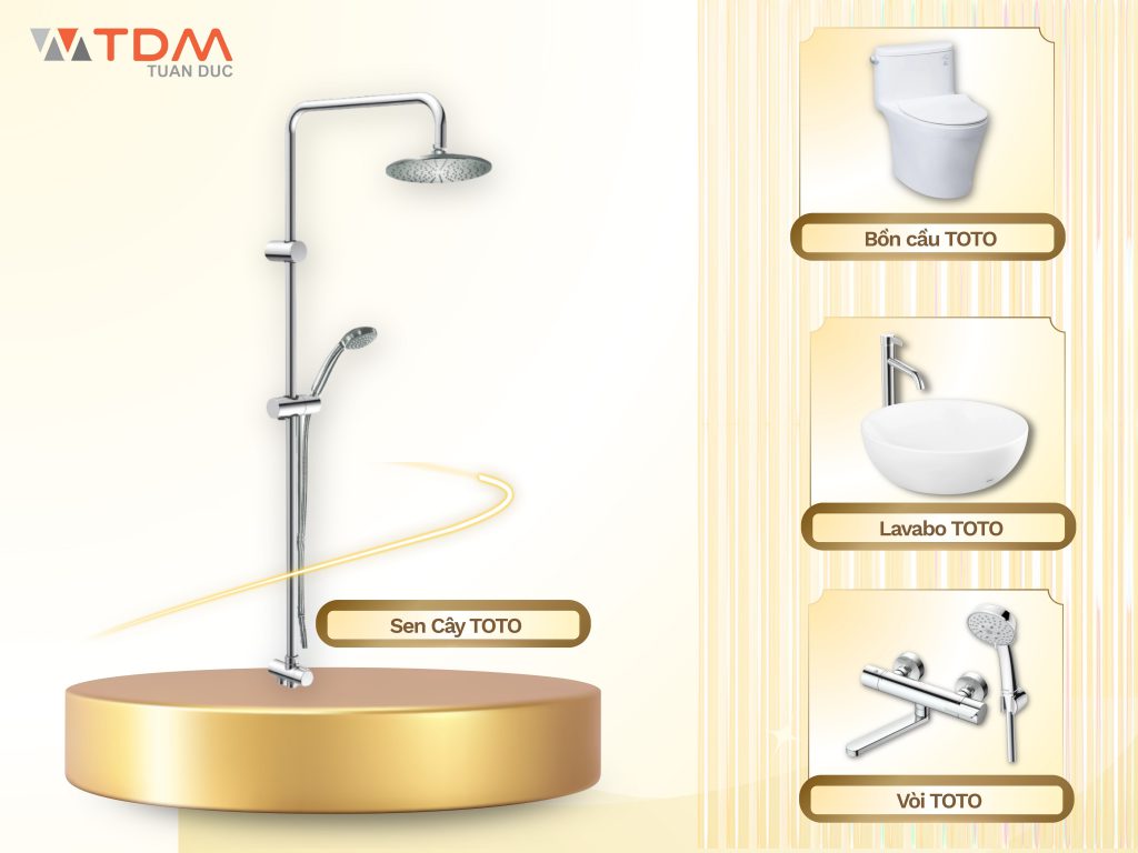 Sản phẩm TOTO nổi bật tại Showroom TDM Tuấn Đức Tân Tạo