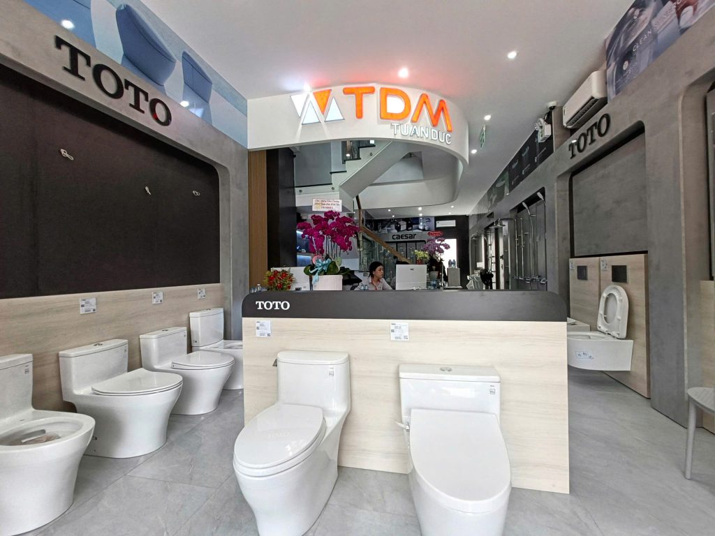 Showroom đại lý thiết bị vê sinh TOTO tại Tân Tạo, Bình Tân