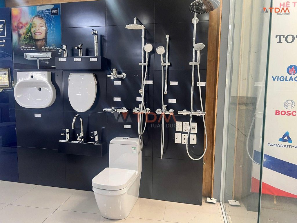 Thiết bị vệ sinh Grohe cao cấp tại Showroom TDM Tuấn Đức Bình Tân