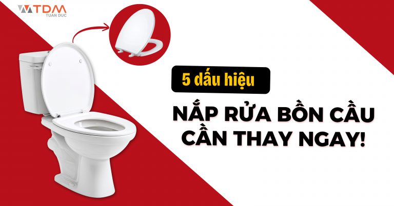 5 đáu hiệu nắp rửa bồn cầu cần thay ngay